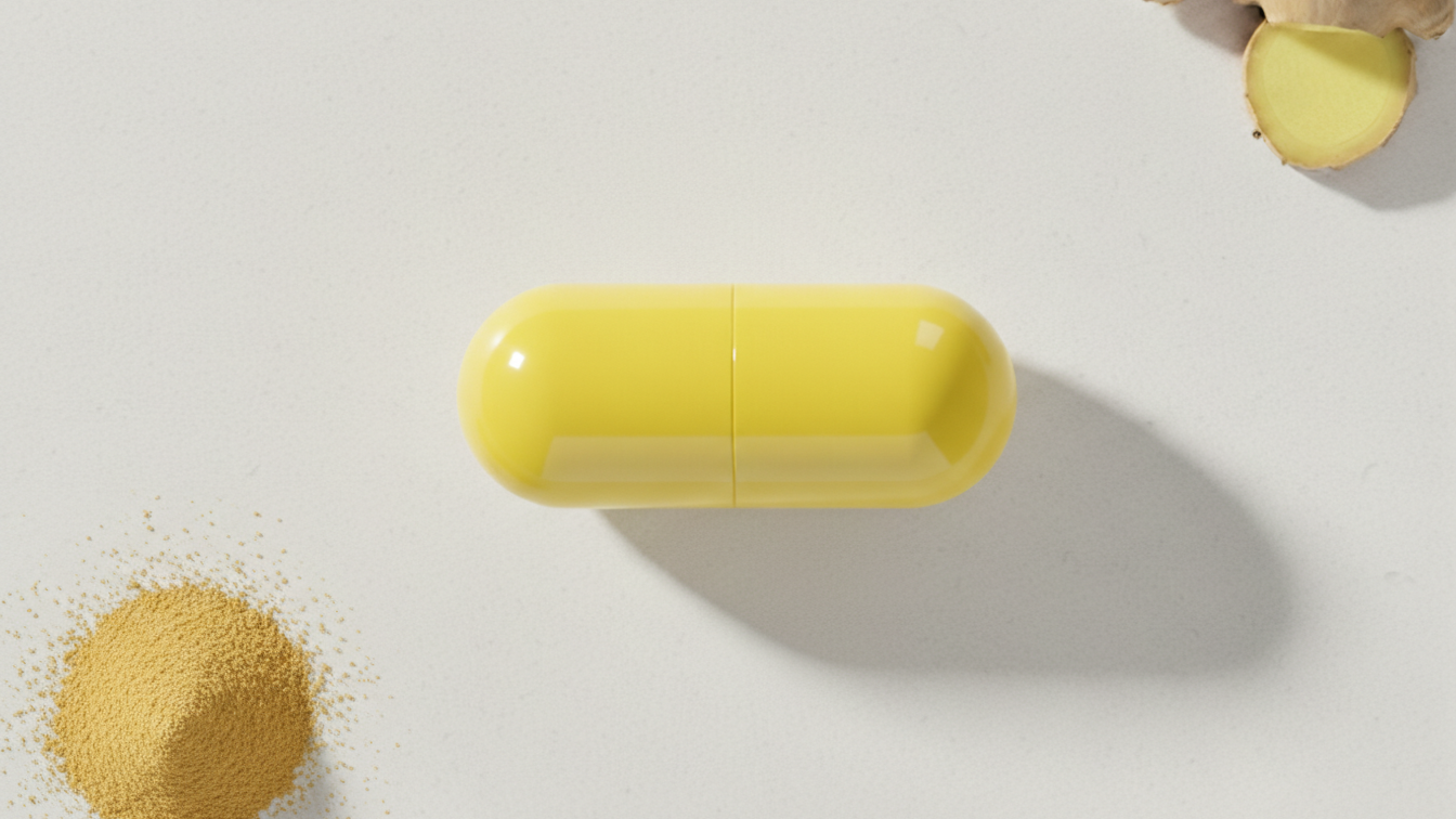 Ginger+ Ondansetron yellow capsule